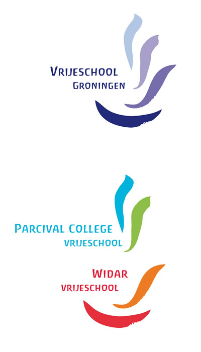 vrije school logoos samen