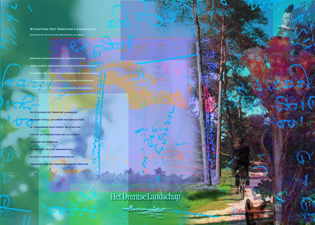 Drents Landschap wandbord